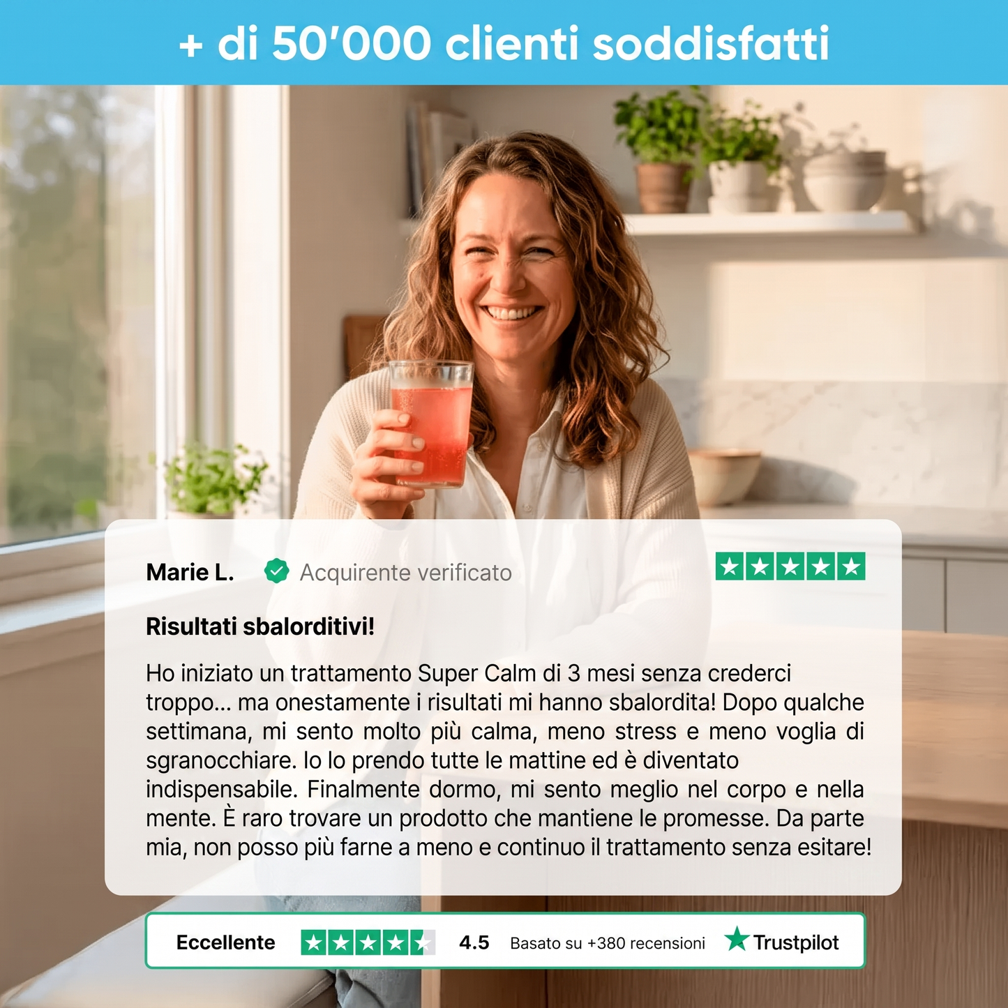 SUPERCALM – Bevanda Adattogena Calmante