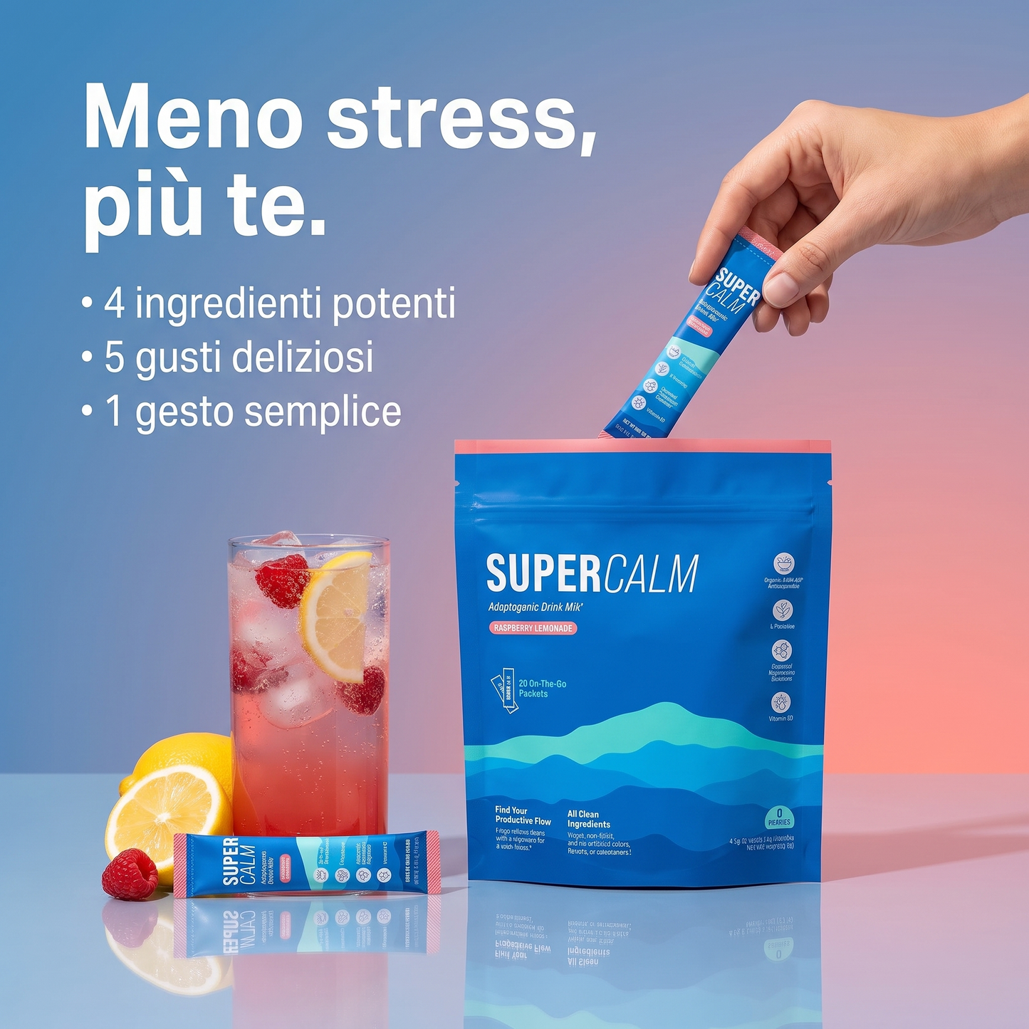 SUPERCALM – Bevanda Adattogena Calmante