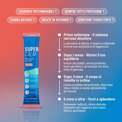 SUPERCALM – Bevanda Adattogena Calmante
